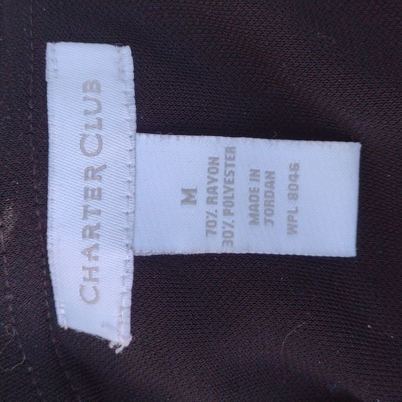 Charter Club Black Stretchy Midi Godets Skirt M - Picture 4 of 5